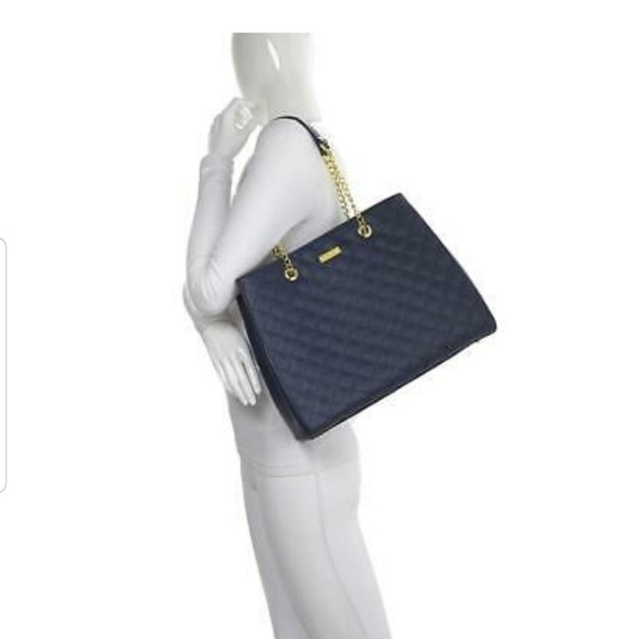 💛Joy and Iman diamond quilted leather satchel /RF - Picture 4 of 6